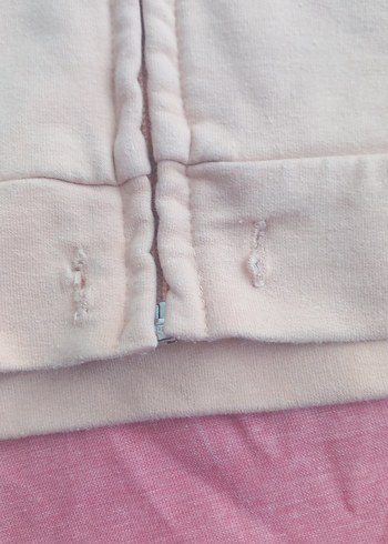 Kız Çocuk Kapüşonlu Fermuarlı Sweatshirt - Görsel 5