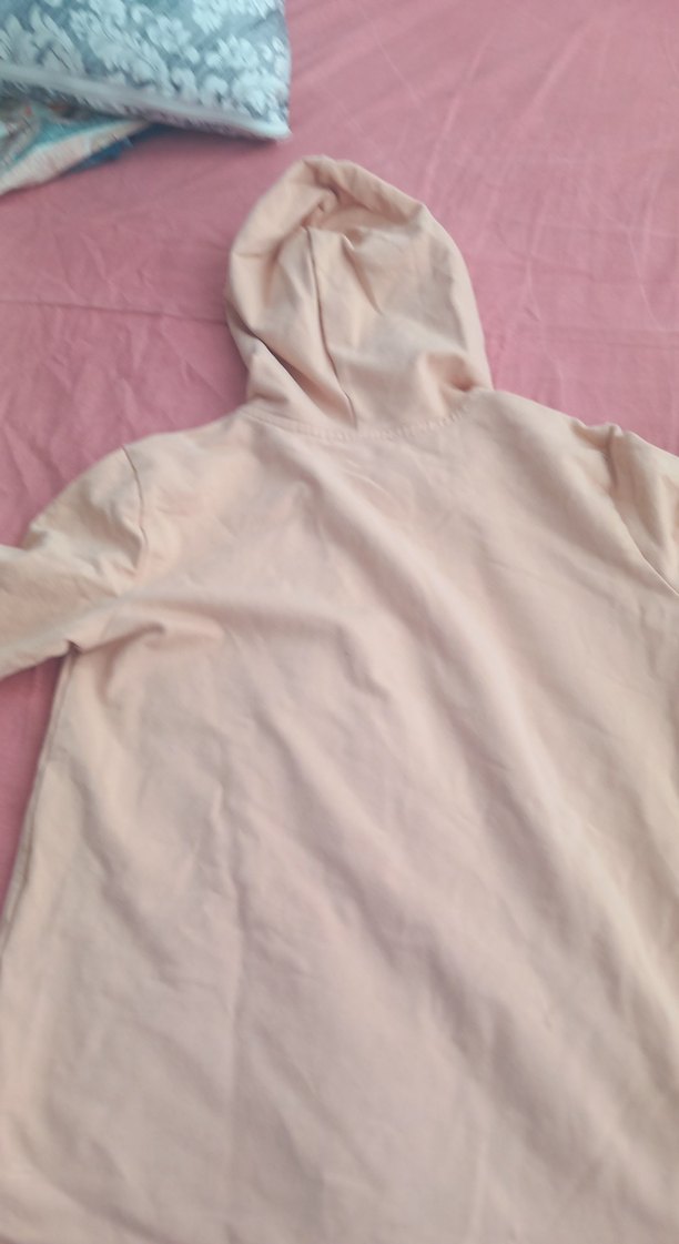 Kız Çocuk Kapüşonlu Fermuarlı Sweatshirt - Görsel 4