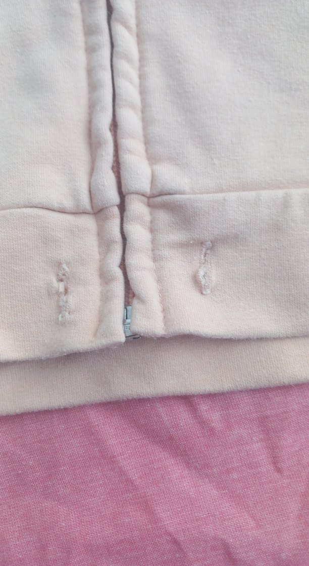 Kız Çocuk Kapüşonlu Fermuarlı Sweatshirt - Görsel 5