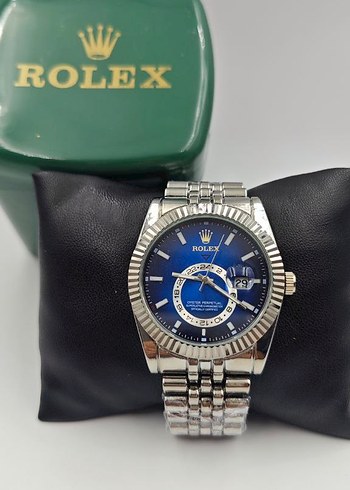 Rolex Mavi Kadranlı Modern Klasik Erkek Saati