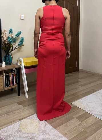 Trendyol & Milla Kırmızı gece elbisesi