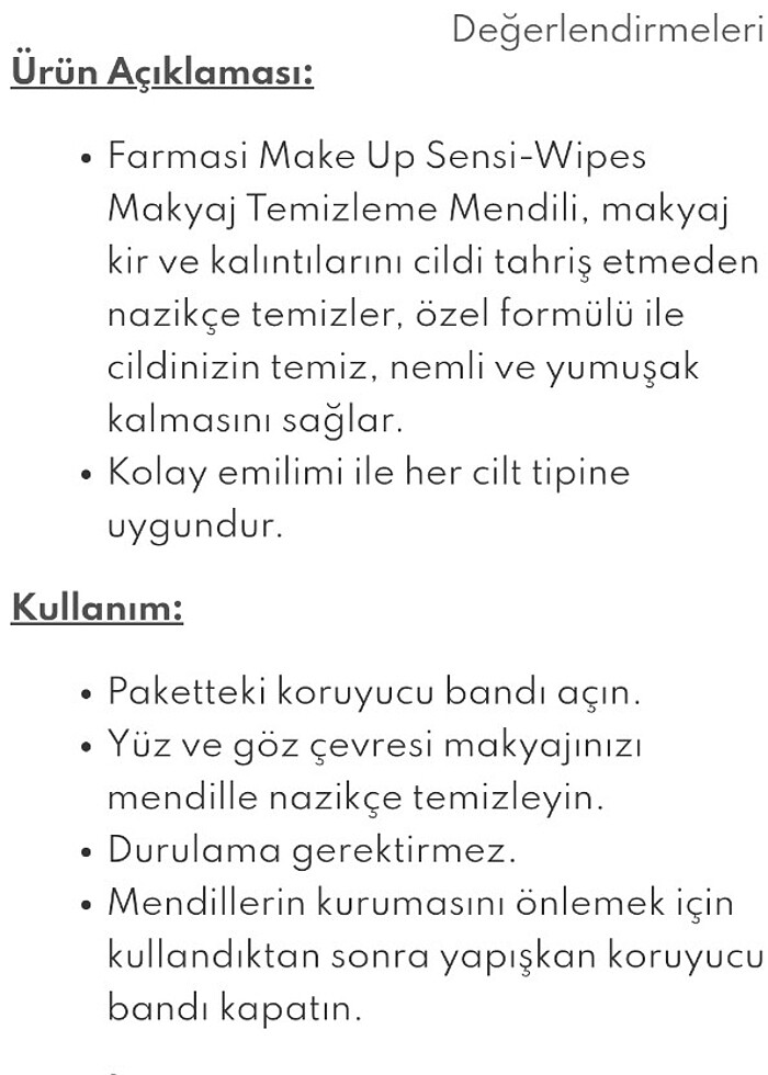 Makyaj temizleme mendili - Görsel 2