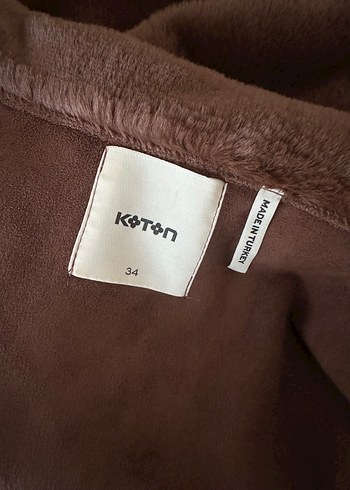 Kahverengi Kürklü Midi Süet Kadın Kaban - Görsel 6