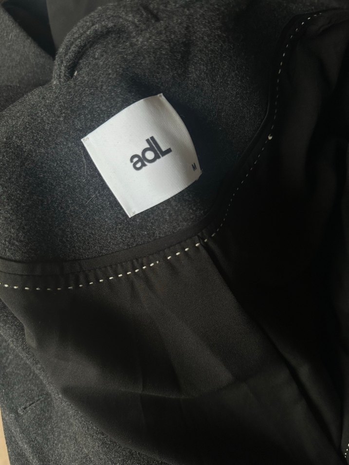 Düğmeli Antrasit Uzun Kaban - Görsel 5