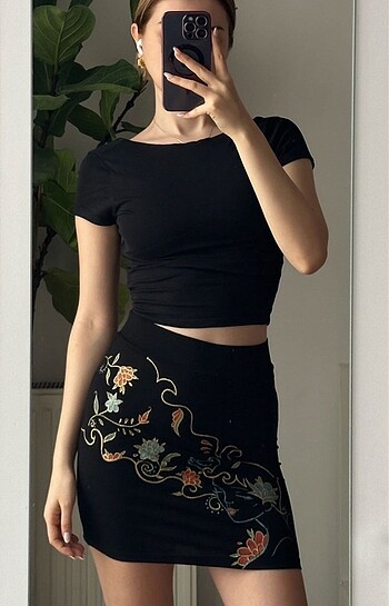 Desenli Etek