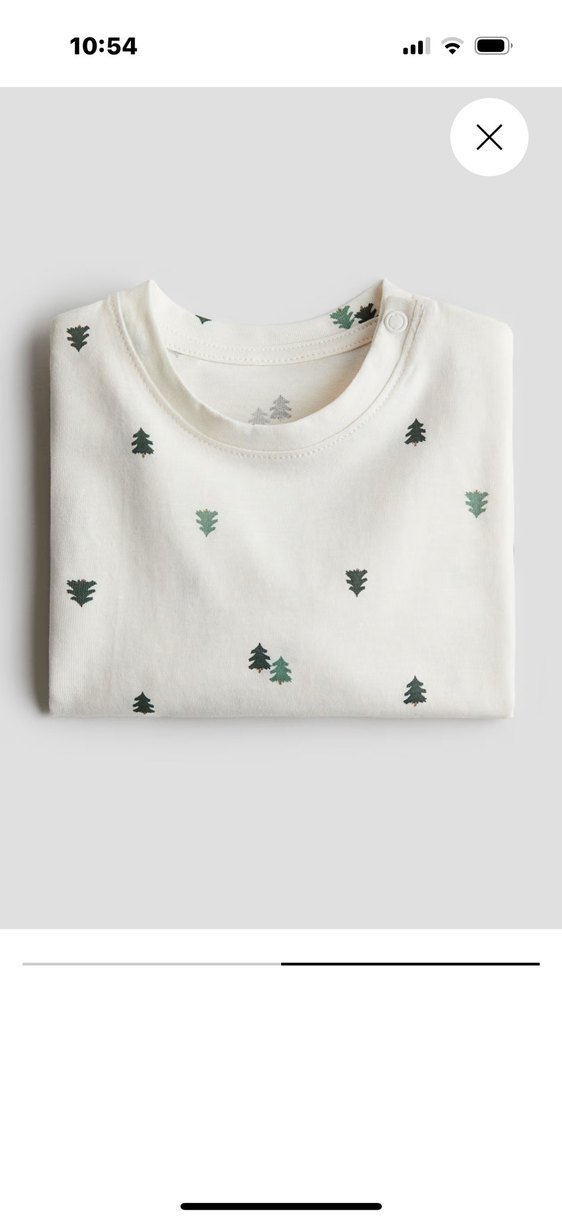 HM etiketli yılbaşı konseptli bebek Sweatshirt - Görsel 2