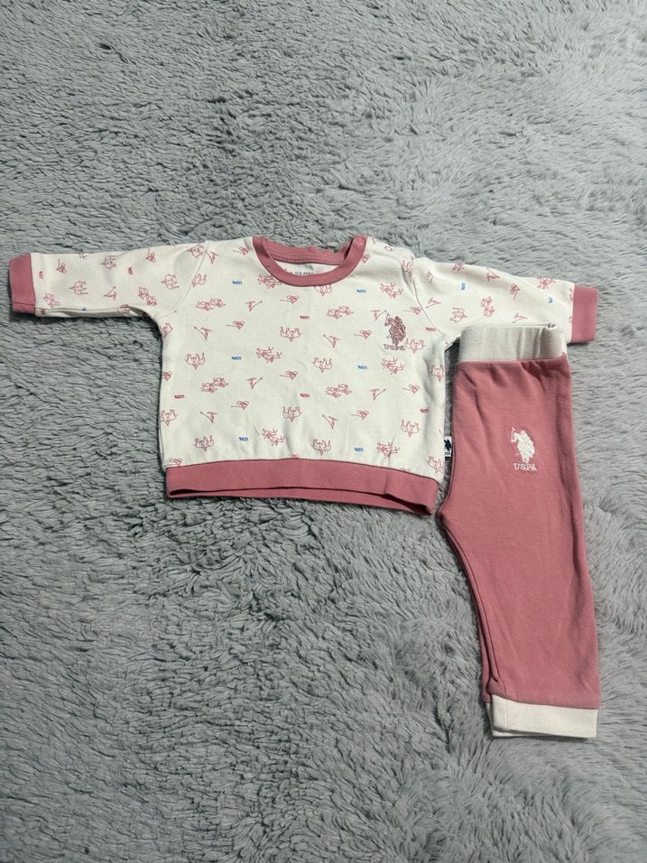 Uspa Polo kız bebek takım - Görsel 2