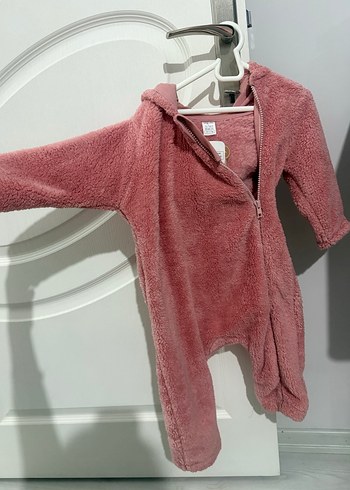 Peluş etiketli bebek tulum - Görsel 4