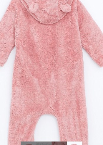 Peluş etiketli bebek tulum - Görsel 2