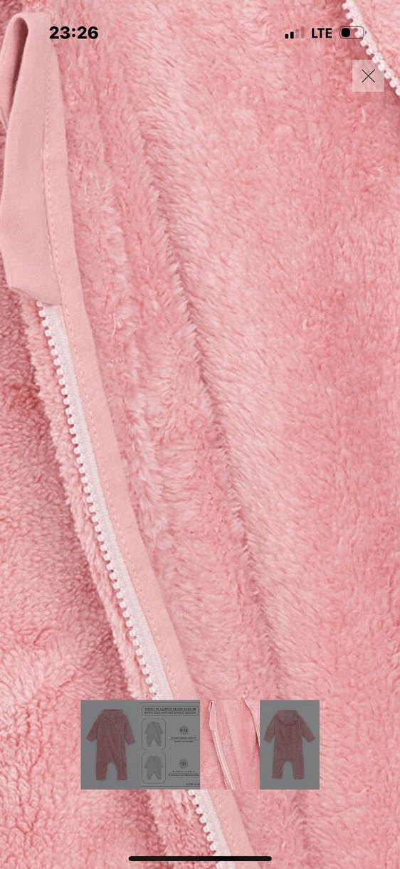 Peluş etiketli bebek tulum - Görsel 3