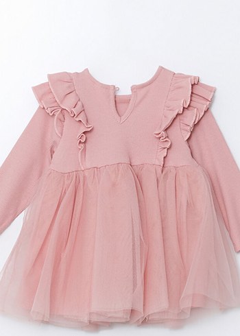 Etiketli, LCW marka tüllü çocuk/bebek Elbise - Görsel 3