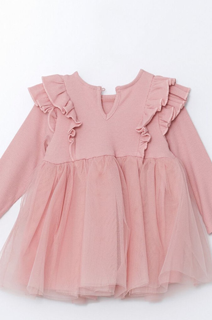 Etiketli, LCW marka tüllü çocuk/bebek Elbise - Görsel 3