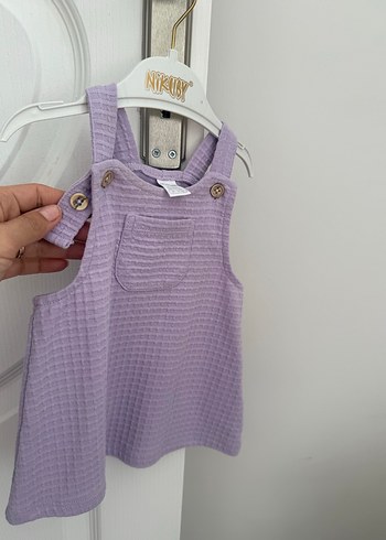 Düğmeli Askılı Salopet - Görsel 5