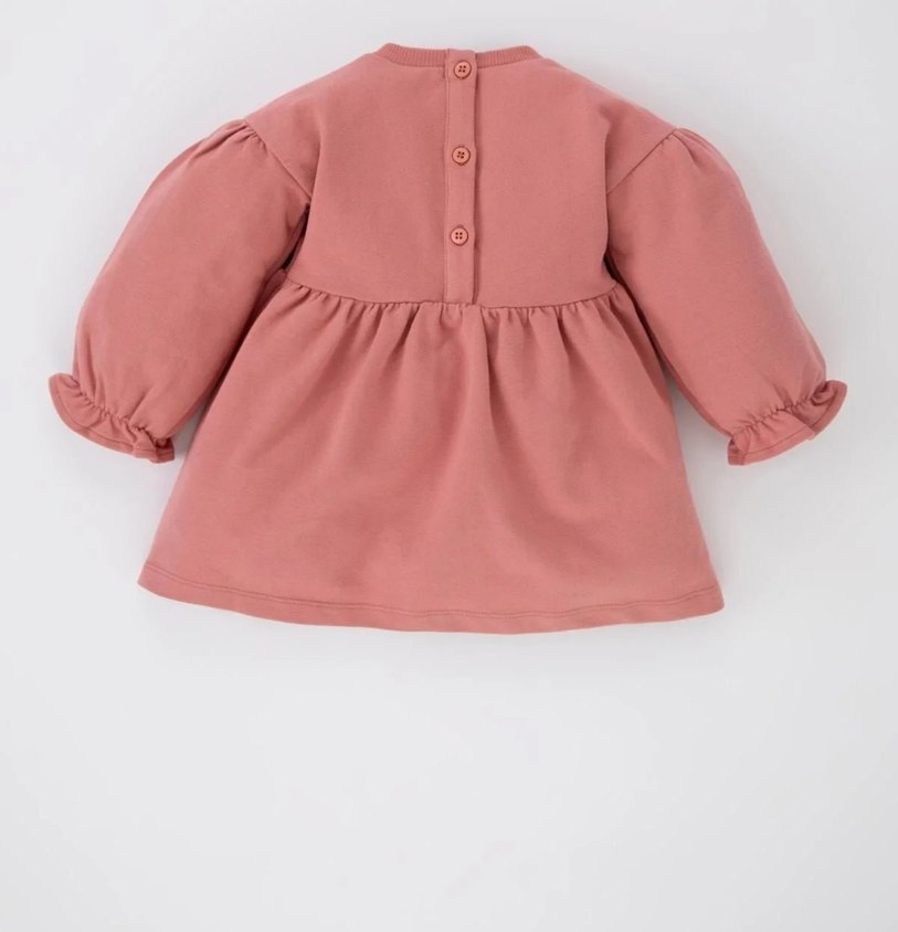 Uzun Kollu etiketli Kız Çocuk/Bebek Elbise - Görsel 2