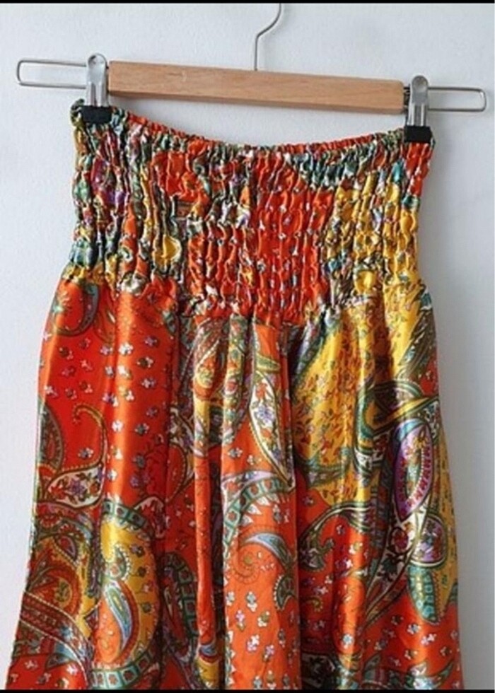 Şalvar ipek etnik - Görsel 3