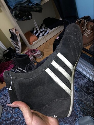 42 Beden kahverengi Renk adidas bilekli ayakkabı kahve