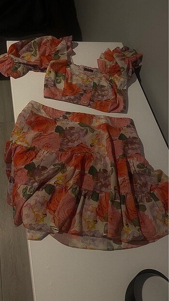Trendyol & Milla etek crop takım