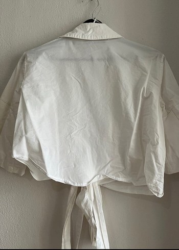 Düğmeli Bohem Keten Kadın Gömlek - Görsel 5