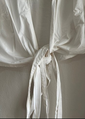 Düğmeli Bohem Keten Kadın Gömlek - Görsel 7