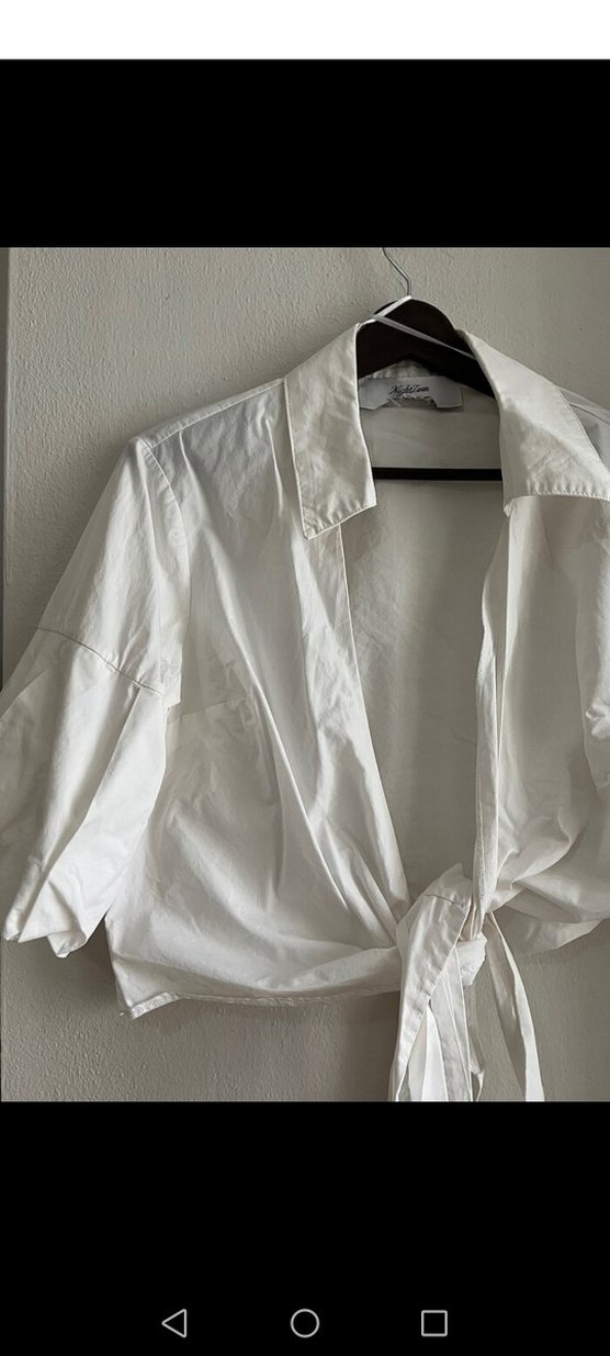 Düğmeli Bohem Keten Kadın Gömlek - Görsel 2