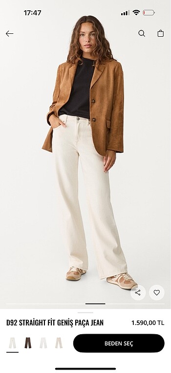42 Beden Stradivarius D92 Jean