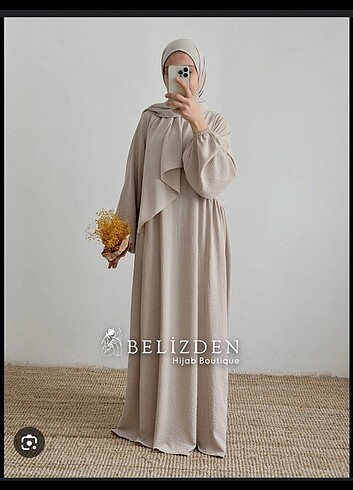 Belizden tesettür abaya