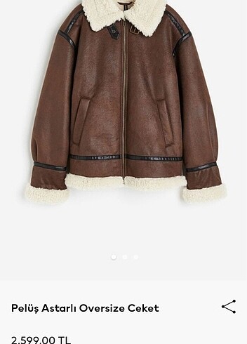 H&M Pelüş Ceket