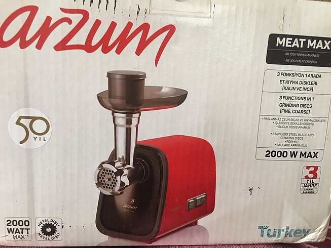 ARZUM AR1054 KIYMA MAKİNASI