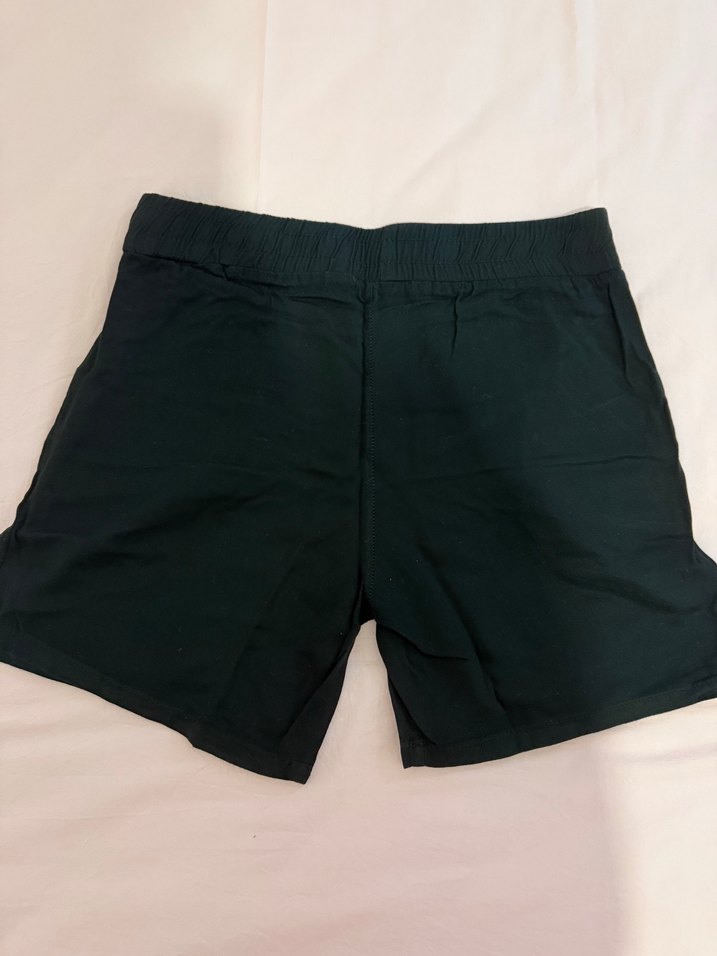 Siyah Rahat şort - Görsel 3