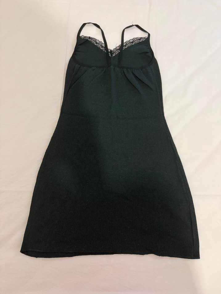 Düşük Siyah Hamile ve Emzirme Gecelik - Görsel 3