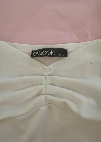 Beyaz Uzun Kollu Kadın Bluz - Görsel 3