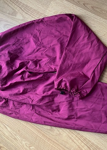 Parlak Mor Fermuarlı Kadın haşema - Görsel 3