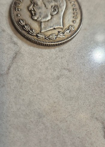 1934 100 Kurus Madeni Para Replika - Görsel 5