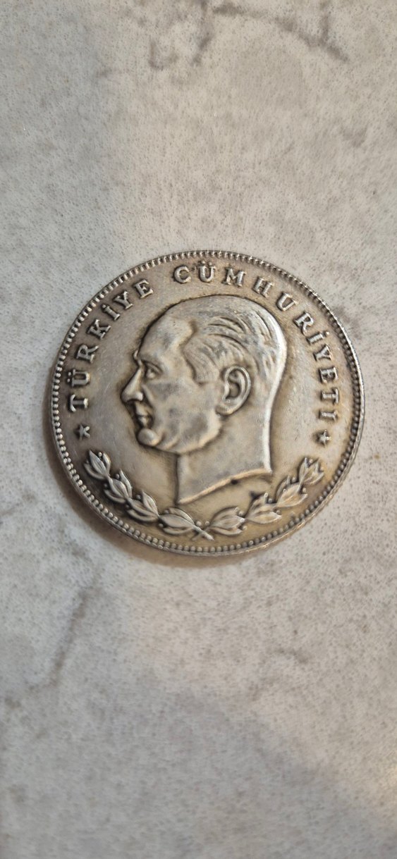 1934 100 Kurus Madeni Para Replika - Görsel 3