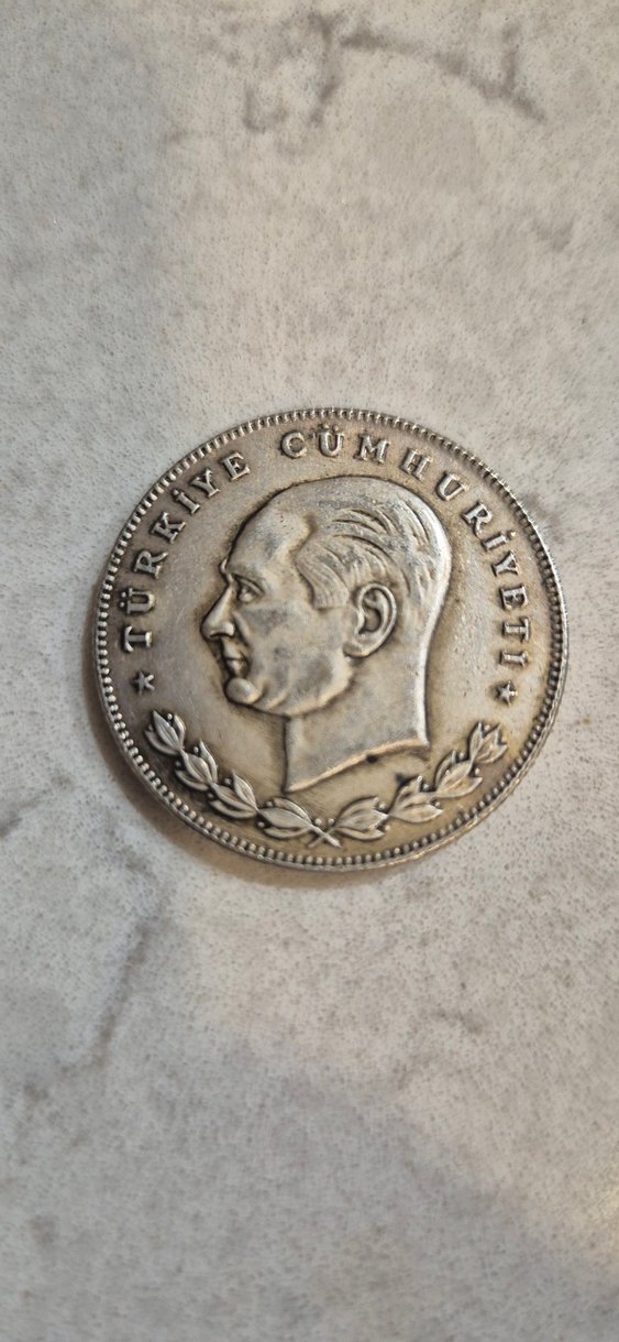 1934 100 Kurus Madeni Para Replika - Görsel 2