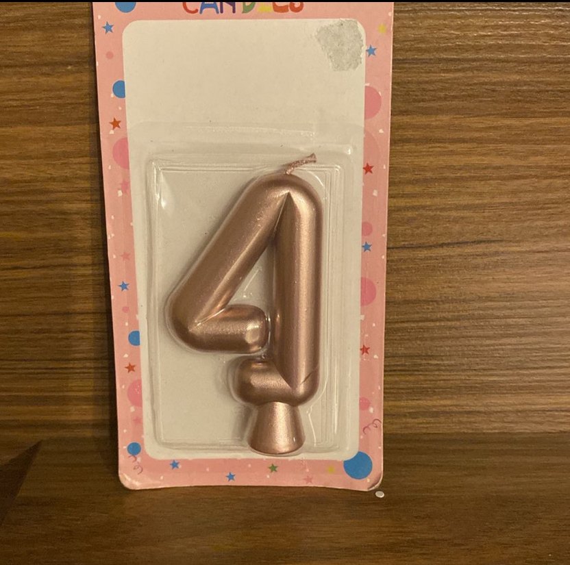 Parlak 4 Rakam Mum - Görsel 2