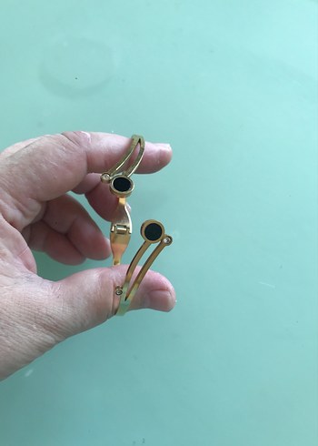 Beden altın Renk Diger Altın Renkli Minimalist Kadın Bileklik