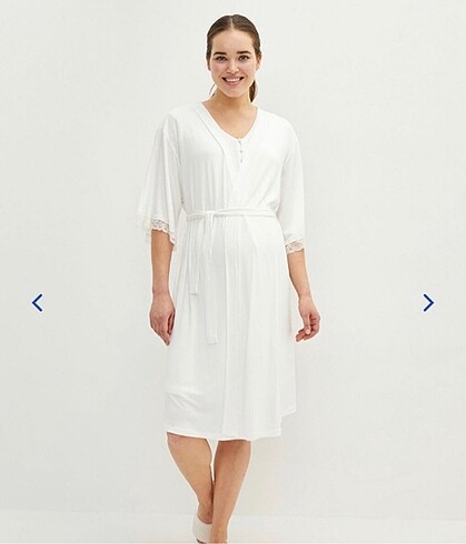 Loğusa geceliği ve sabahlığı - Görsel 7