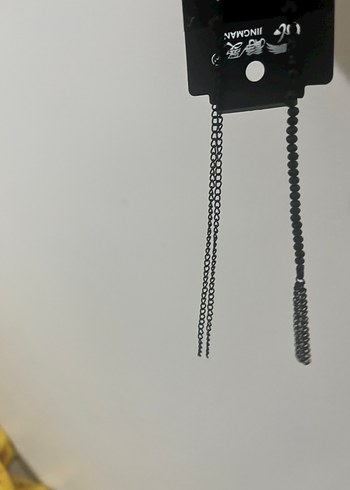 Yılan Desenli Zincir Detaylı Siyah 
 Zincir Kupe - Görsel 3