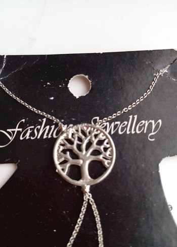 Gothic Tarz Gümüş Renkli Kadın El Zinciri hayat agaci - Görsel 2