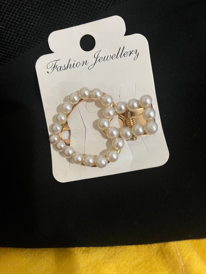 Beyaz İnci Detaylı Saç Tokası - Görsel 2