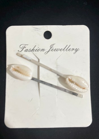 Bohem Gri Metal Deniz Kabuklu Toka Seti - Görsel 2