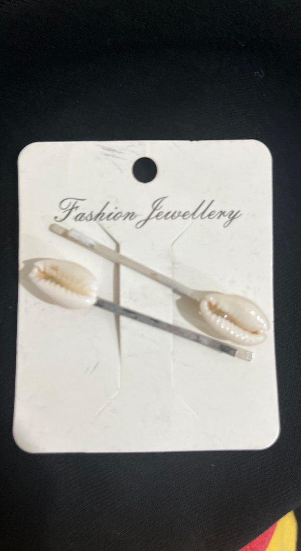 Bohem Gri Metal Deniz Kabuklu Toka Seti - Görsel 2