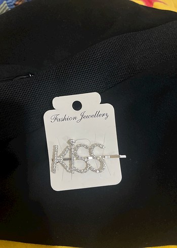 Parlak Taşlı Gri Saç Tokası - Görsel 2