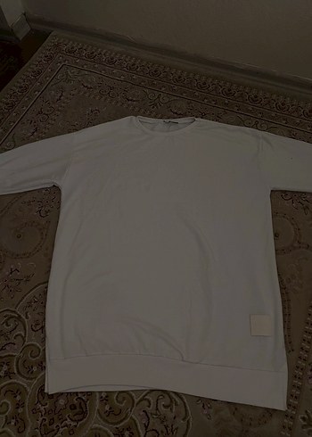 xl Beden Gri Kadın Uzun Kollu Basic Sweatshirt