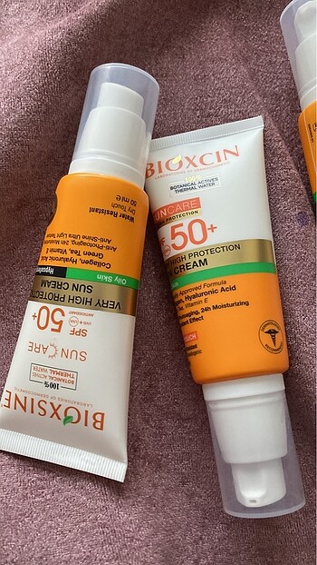 Bioxsine renkli güneş kremi