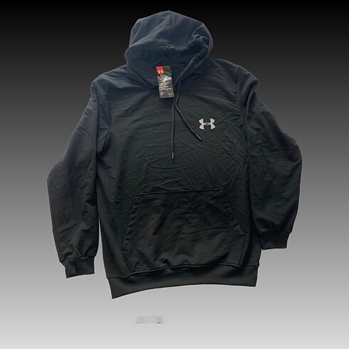 YENİ SİYAH UNDERARMOUR KAPŞONLU ÜST L BEDEN