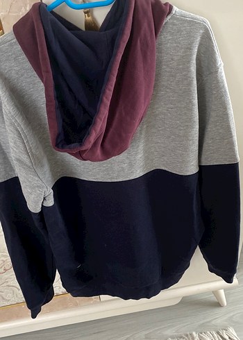 Kapşonlu erkek sweathirt - Görsel 4