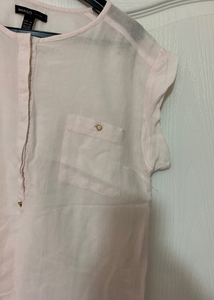 Mango kısa kollu bluz - Görsel 5