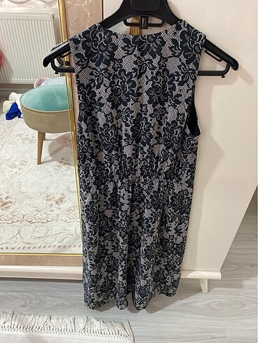 Askılı şifon elbise - Görsel 5